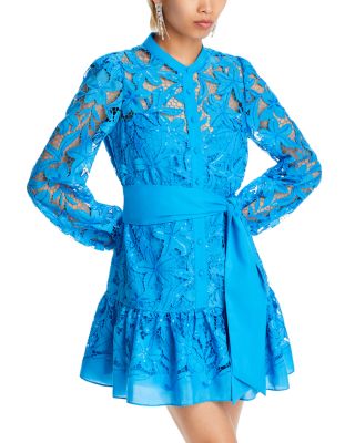 MILLY - Nellie Sequined Lace Mini Dress