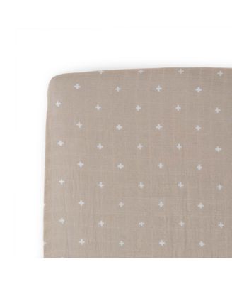 Unisex Cotton Muslin Crib Sheet - Baby