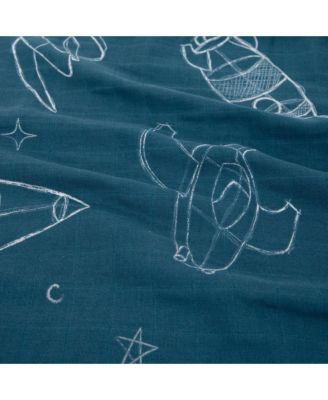 Unisex Cotton Muslin Pillowcase 2 Pack - Baby, Toddler