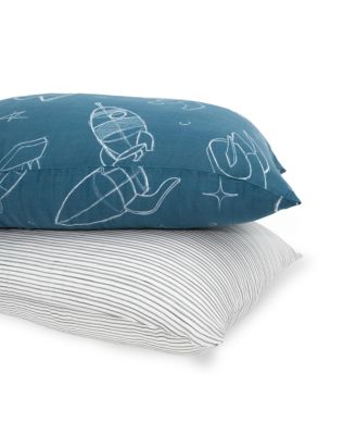 Unisex Cotton Muslin Pillowcase 2 Pack - Baby, Toddler