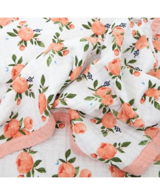 Unisex Cotton Muslin Quilted Throw - Baby