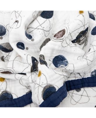 Unisex Cotton Muslin Quilted Throw - Baby