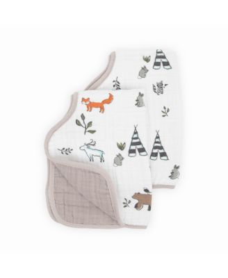 Unisex Cotton Muslin Burp Cloth 2 Pack - Baby