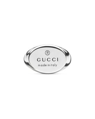 Sterling Silver Trademark Oval Ring