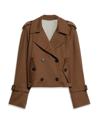 【Weekend MAX MARA】[OPOSSUM]撥水ギャバジンショートトレンチ Weekend Max Mara Opossum Short Rain Coat | Bloomingdale's