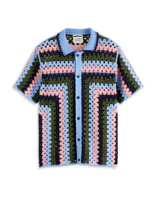 Scotch & Soda - Crochet Knitted Polo Shirt