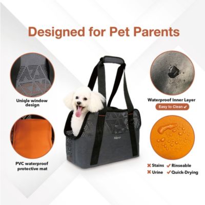 Breezy Wanderer Fur-Free Pet Tote Bag