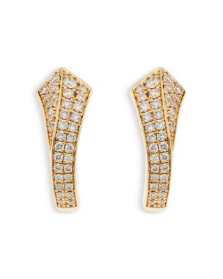 Alberto Milani - 18K Yellow Gold Via Fiori Chiari Diamond Earrings, 0.82 ct. t.w. - Exclusive, Italy Campaign