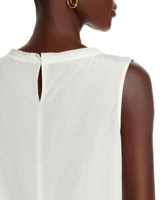 Sleeveless Silk Blouse