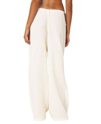 Leoni Side Tie Cotton Gauze Pants