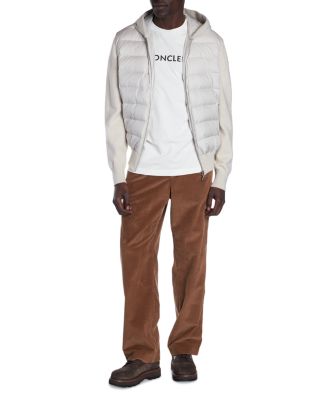 Hooded Zip Front Quilted Jacket