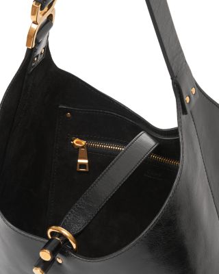 Marcie Small Leather Hobo Bag