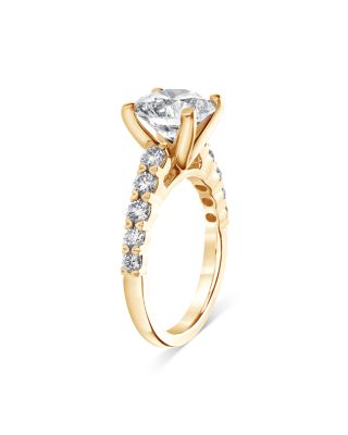 Certified Lab Grown Diamond Bridal Set in 18K Yellow Gold, 4.75 tcw