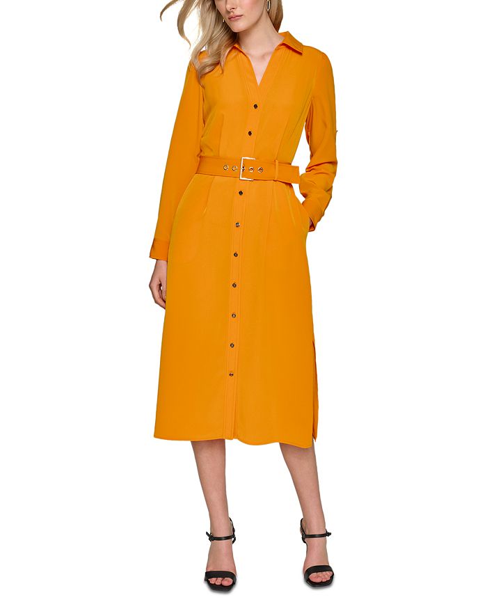 KARL LAGERFELD PARIS Handkerchief Hem Shirt Dress main image 0