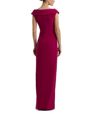 jersey long sleeve wrap dress Stine Goya Long Sleeve Wrap Tie Dress Graphic Weave
