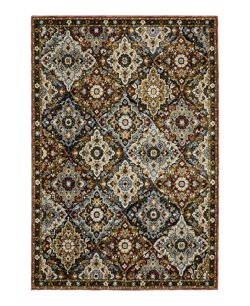 Oriental Weavers Andorra 2408a Area Rug, 1'10 X 3'2 In Red