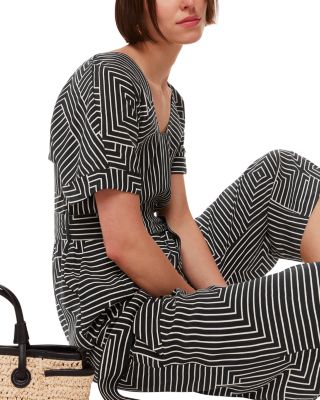Angled Stripe Jumpsuit