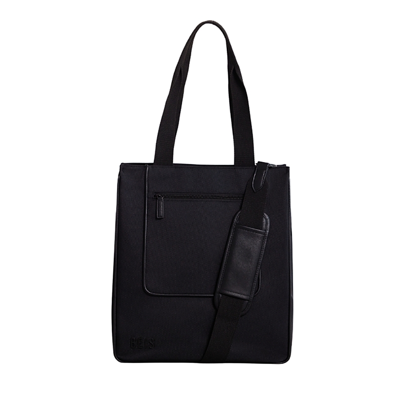 Beis The North To South Tote In Black In Black