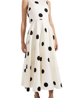 Mia Polka Dot Sleeveless Dress