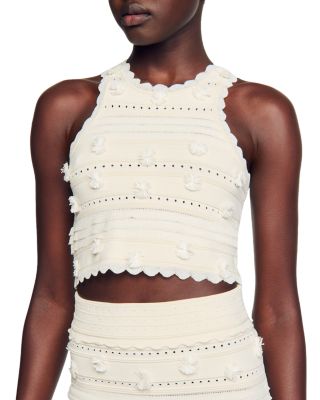 Sandro Iman Crop Top