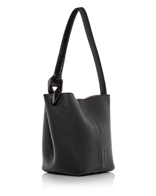 JW Anderson Corner Chain Small Leather Bucket Bag