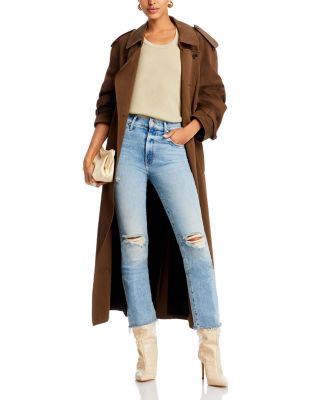 The Insider Flood Fray Jeans in Peak A Boo