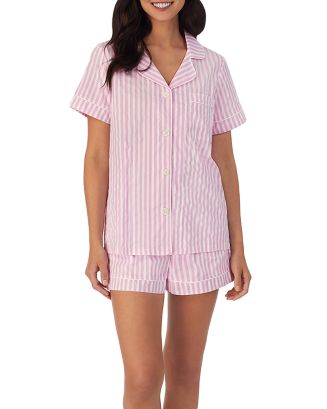 BedHead Pajamas Striped Cotton Short Pajamas Set | Bloomingdale's