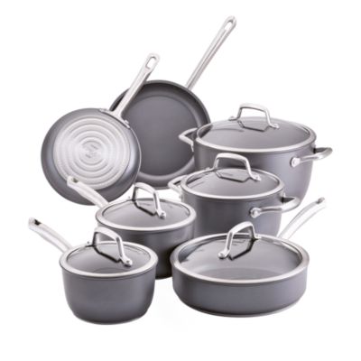 Anolon - Accolade 12-Piece Forged Hard Anodized Nonstick Cookware Set