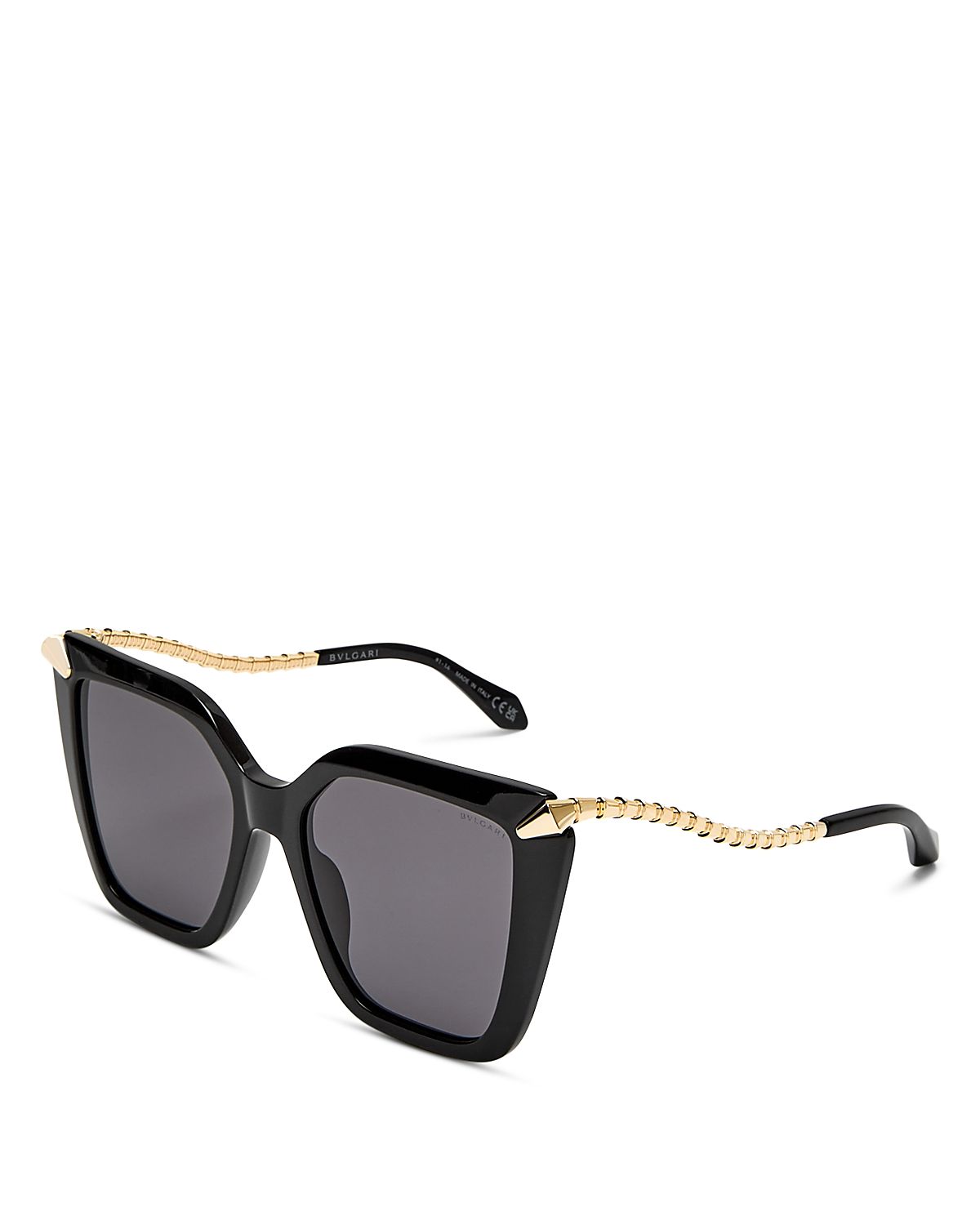 Bvlgari Square Sunglasses, 55mm