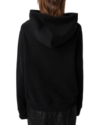 【関税込み】Georgy Pmo Wings Strass Sweat Top - Zadig & Volt Women's Georgy Sweatshirt Dark Gray | Zadig&Voltaire
