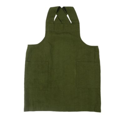 Firenze Stone Washed Linen Smock Apron