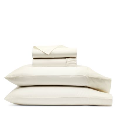 Signature Organic Cotton Hemmed Sheet Set, California King