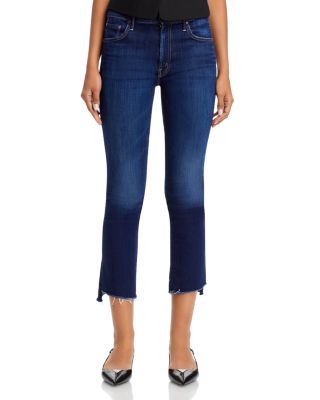 The Insider High Rise Crop Step Fray Bootcut Jeans in Off Limits