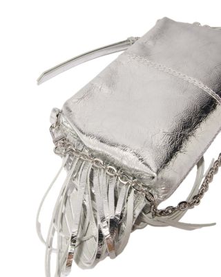 Maje Miss M Metallic Leather Pouch