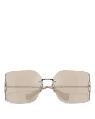 Metal Shield Sunglasses, 80mm