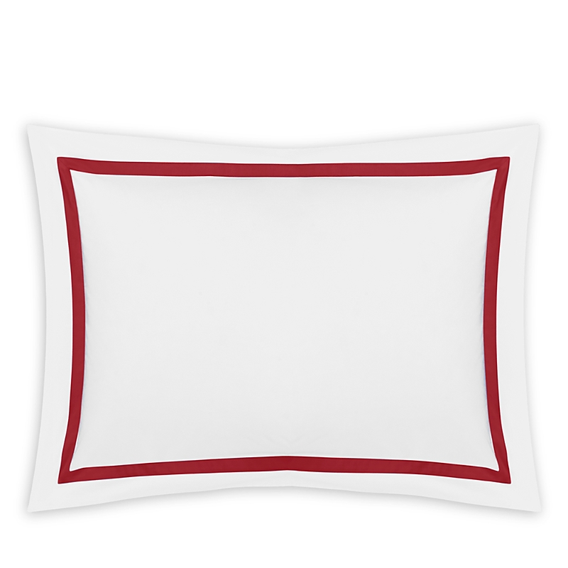 Matouk Lowell Standard Sham In Red