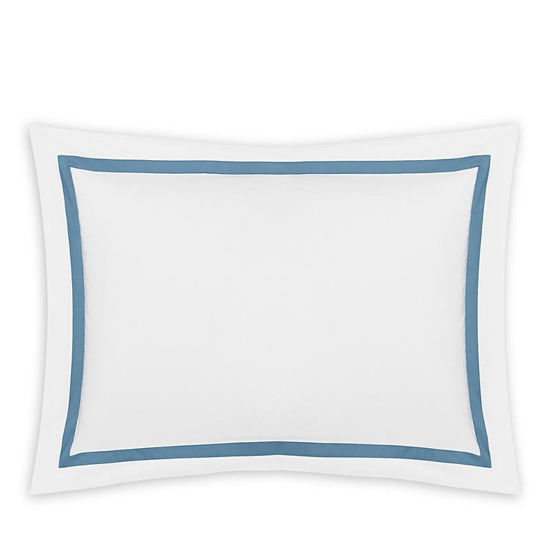 Matouk Lowell Standard Sham In Blue