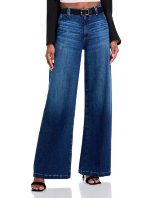 AG - Stella Low Slung Palazzo Jeans in Plume