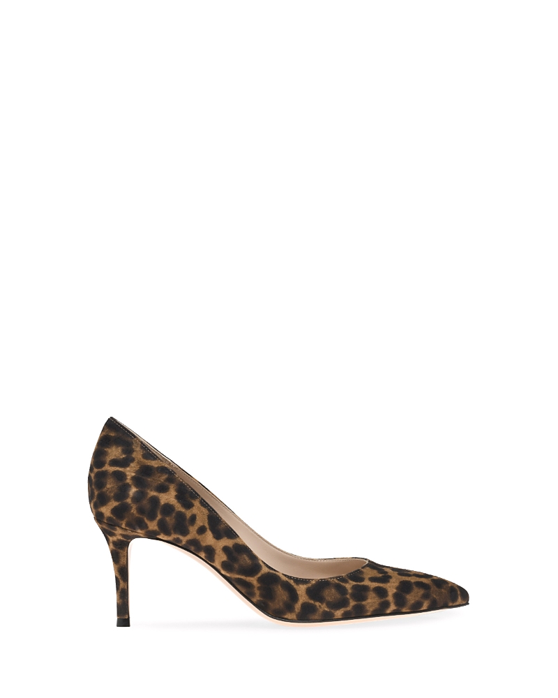 Shop Gianvito Rossi Women's Gianvito 70 Pumps In Leopard Print