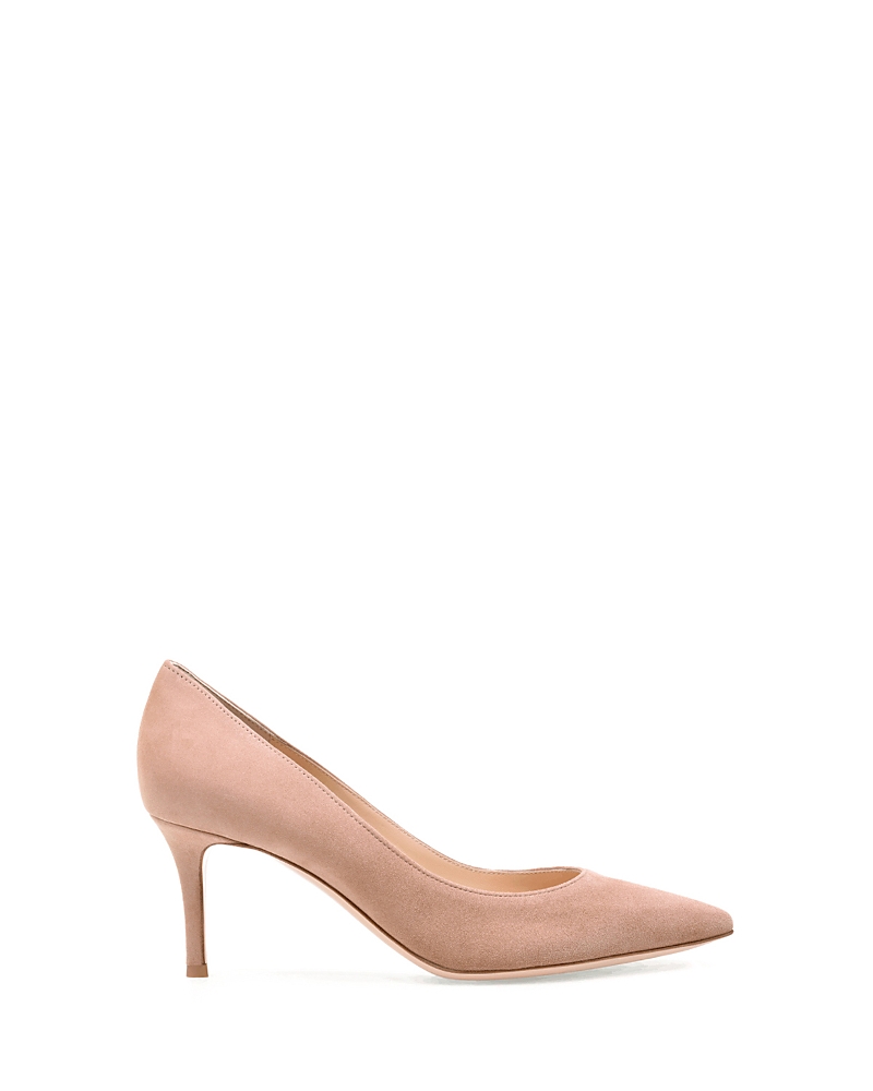 Gianvito Rossi Pointed Toe Pump In Pink