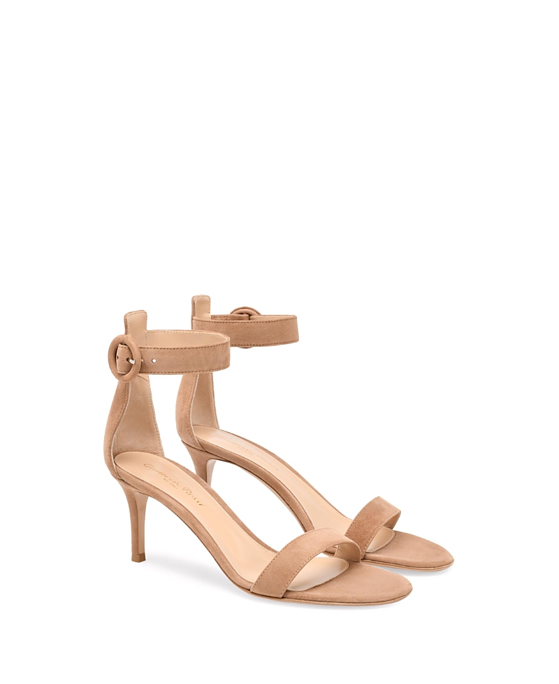 Shop Gianvito Rossi Women's Portofino 70 Sandals In Pink