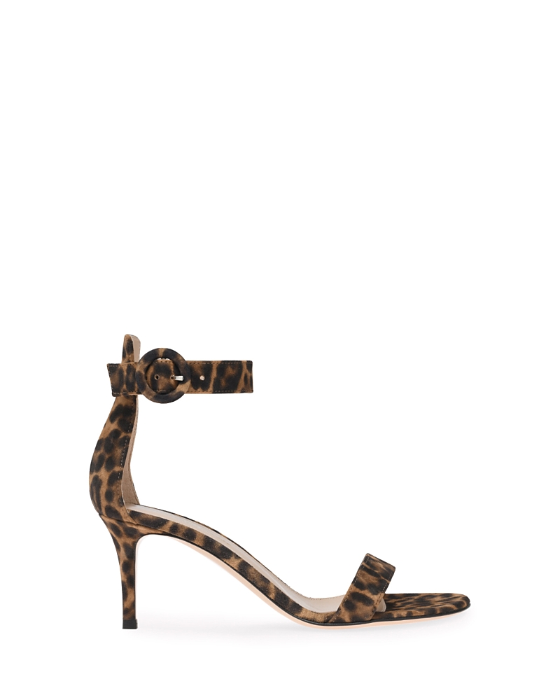Gianvito Rossi Portofino 70 In Leopard Print