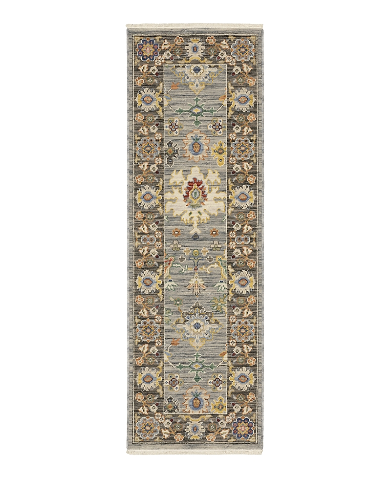 Oriental Weavers Lucca 846d1 Runner Area Rug, 2' X 6' In Blue