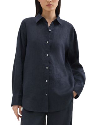 Theory - Linen Boyfriend Shirt