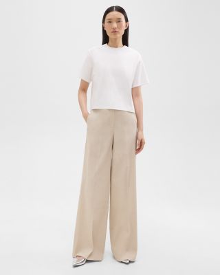 High Waist Wide Leg Trousers 