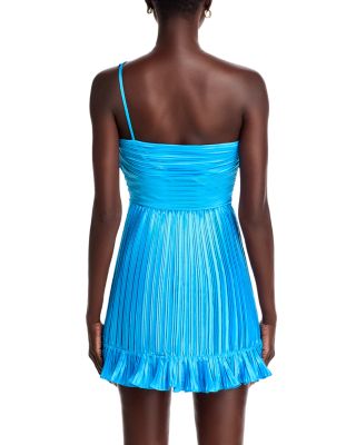 Kelce Fitted Flounce Mini Dress