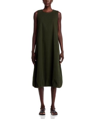 eileen fisher linen lantern dress Washed Organic Linen Dlav Lantern Dress