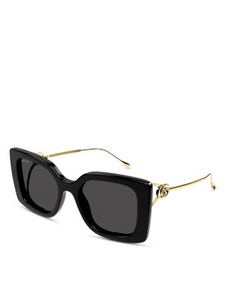 Gucci - Flat & Bend Squared Injection & Metal Sunglasses, 54mm