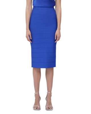 Herve Leger Icon Bandage Pencil Skirt
