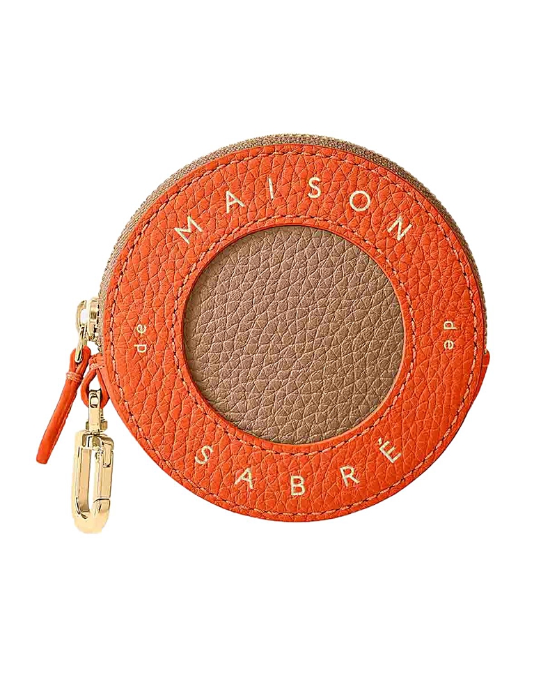 Maison De Sabre Maison De Sabré Leather Coin Purse In Sandstone Manhattan